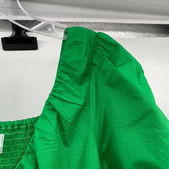 Old Navy Womens Maxi Dress Short Sleeve Green Size Large Pockets - Picture 4 of 9